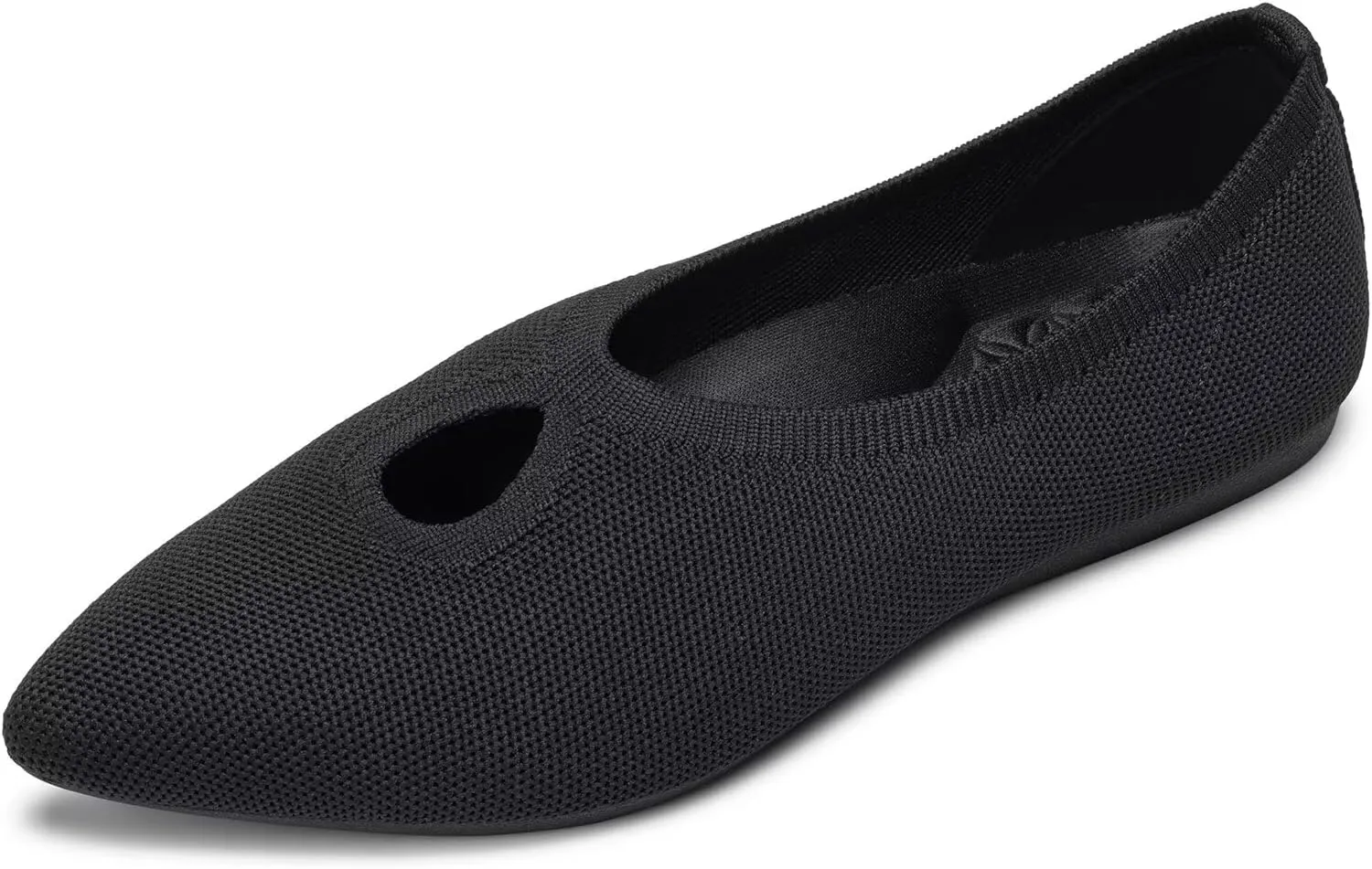 Frank Mully Women's Ballet Flats Teardrop Upper Pointed Toe Lightweight Flats for Women Comfortable Slip on Flats for Work Wedding Office