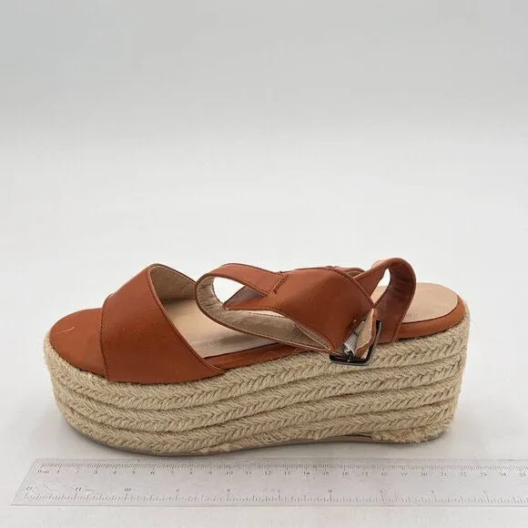 FSJ Women Chic Open Toe Platform Wedge High Heel Espadrilles Sandals Fashion Ank