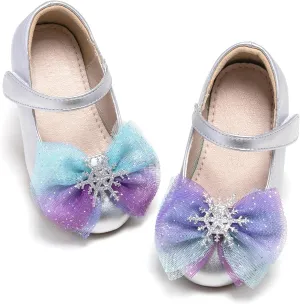 GINFIVE Toddler Girls Dress Shoes Little Girls Mary Janes Ballerina Flats Shoes Toddler