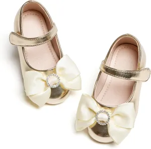 GINFIVE Toddler Girls Dress Shoes Mary Janes Ballerina Flats for Girls Shoes Toddler