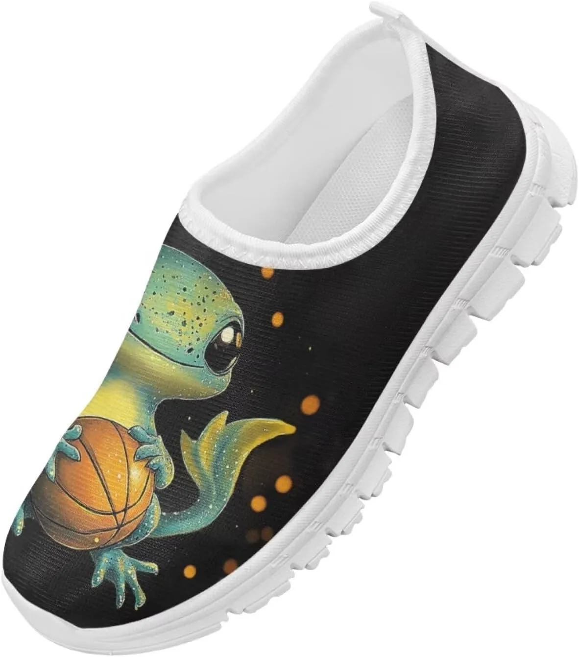 GOSTONG Kids Slip On Sneakers Low Cut Loafers Lightweight Non Slip Casual Walking Shoes Boys Girls Sports Sneakers White Sole Size 11-15