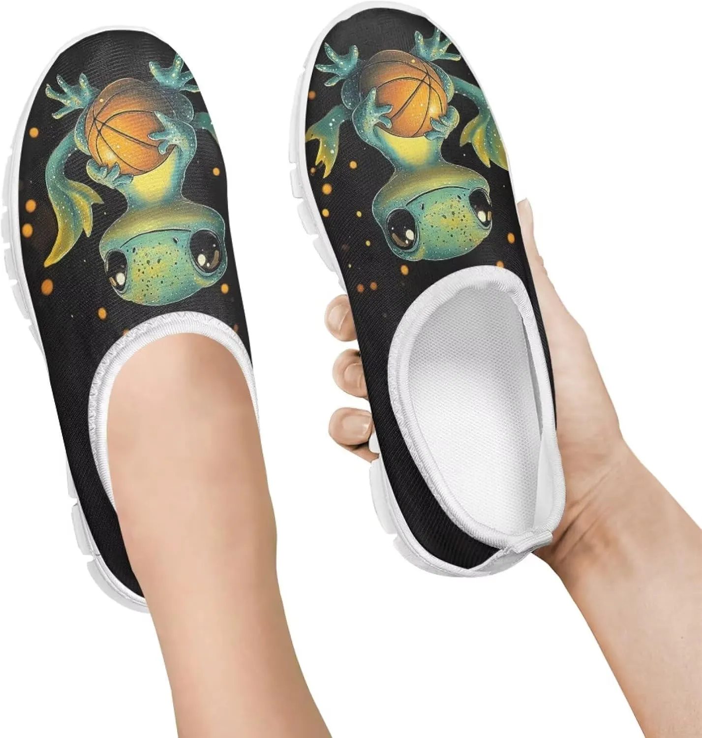 GOSTONG Kids Slip On Sneakers Low Cut Loafers Lightweight Non Slip Casual Walking Shoes Boys Girls Sports Sneakers White Sole Size 11-15