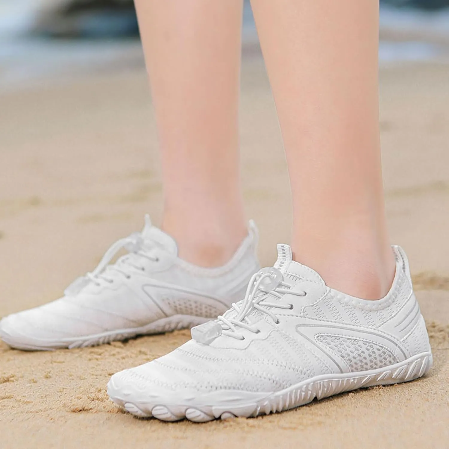 Grounded Footwear for Women Men Wide Toe Box Sneakers Dry Athletic Running Sports Walking Spring Summer Beach Wear Unisex Sneaker Waterproof Hiking Shoe Non Slip Barefoot Shoes Quick Hike