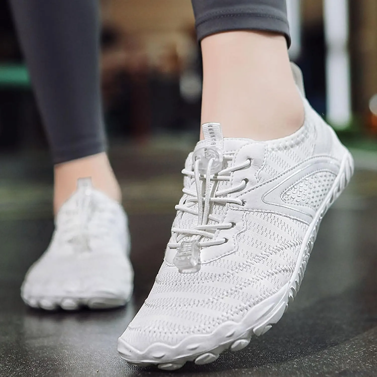 Grounded Footwear for Women Men Wide Toe Box Sneakers Dry Athletic Running Sports Walking Spring Summer Beach Wear Unisex Sneaker Waterproof Hiking Shoe Non Slip Barefoot Shoes Quick Hike
