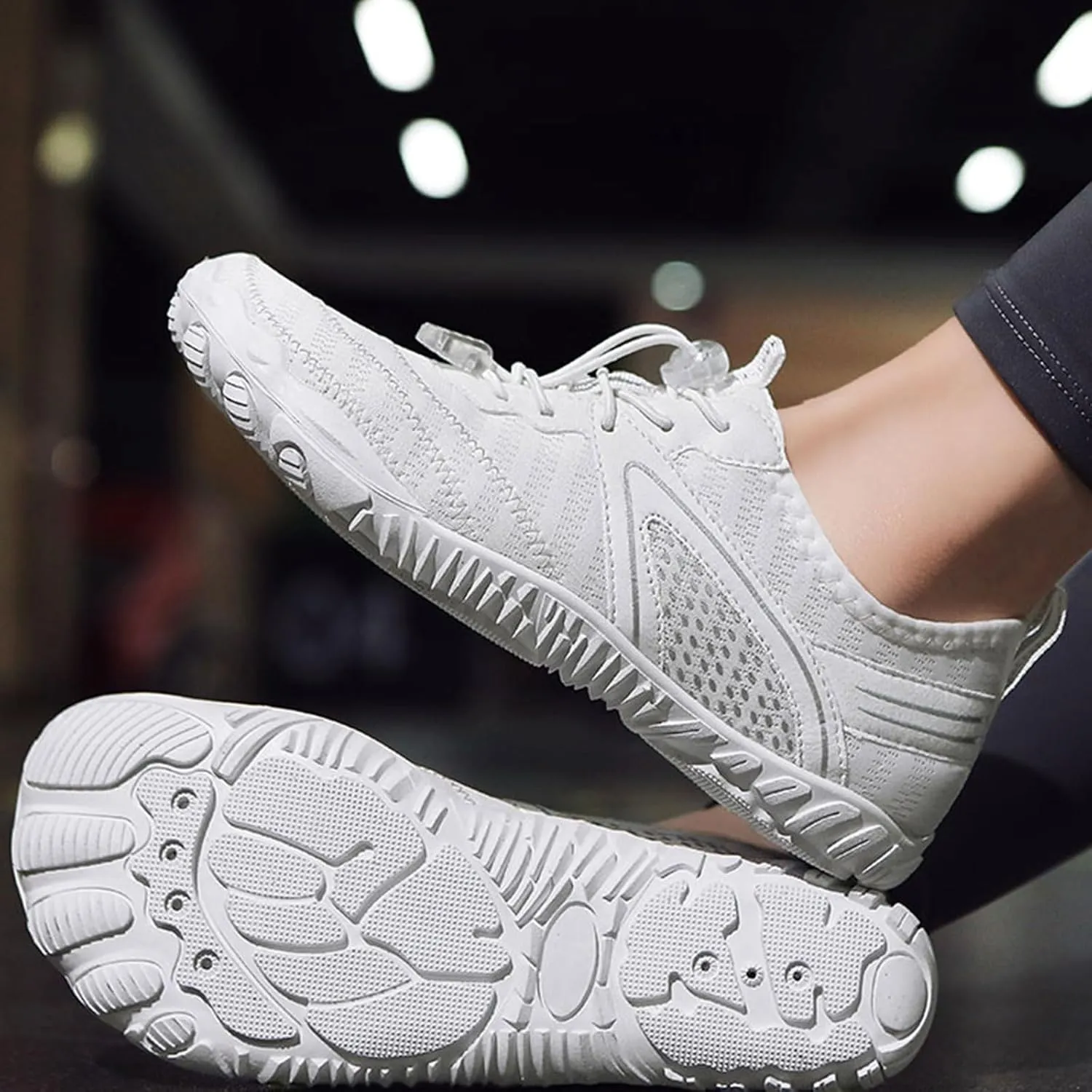 Grounded Footwear for Women Men Wide Toe Box Sneakers Dry Athletic Running Sports Walking Spring Summer Beach Wear Unisex Sneaker Waterproof Hiking Shoe Non Slip Barefoot Shoes Quick Hike