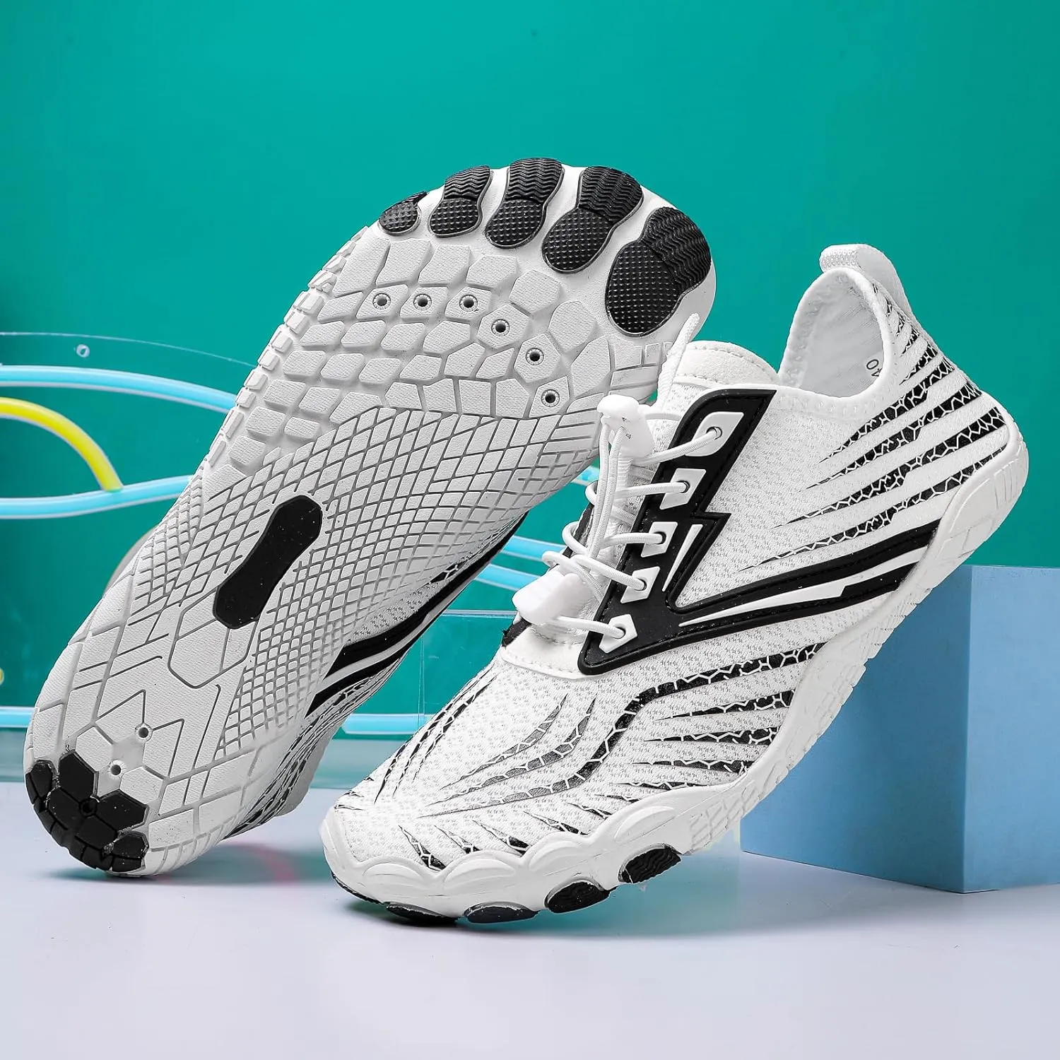 Grounded Footwear for Women Wide Width Walking Hiking Winter Footwear Barefoot Shoes Womens, Waterproof Hiking Boots Non Slip Hikes Water Shoes for Neuropathy Healthy Shoe for Swim Beach Pool Yoga
