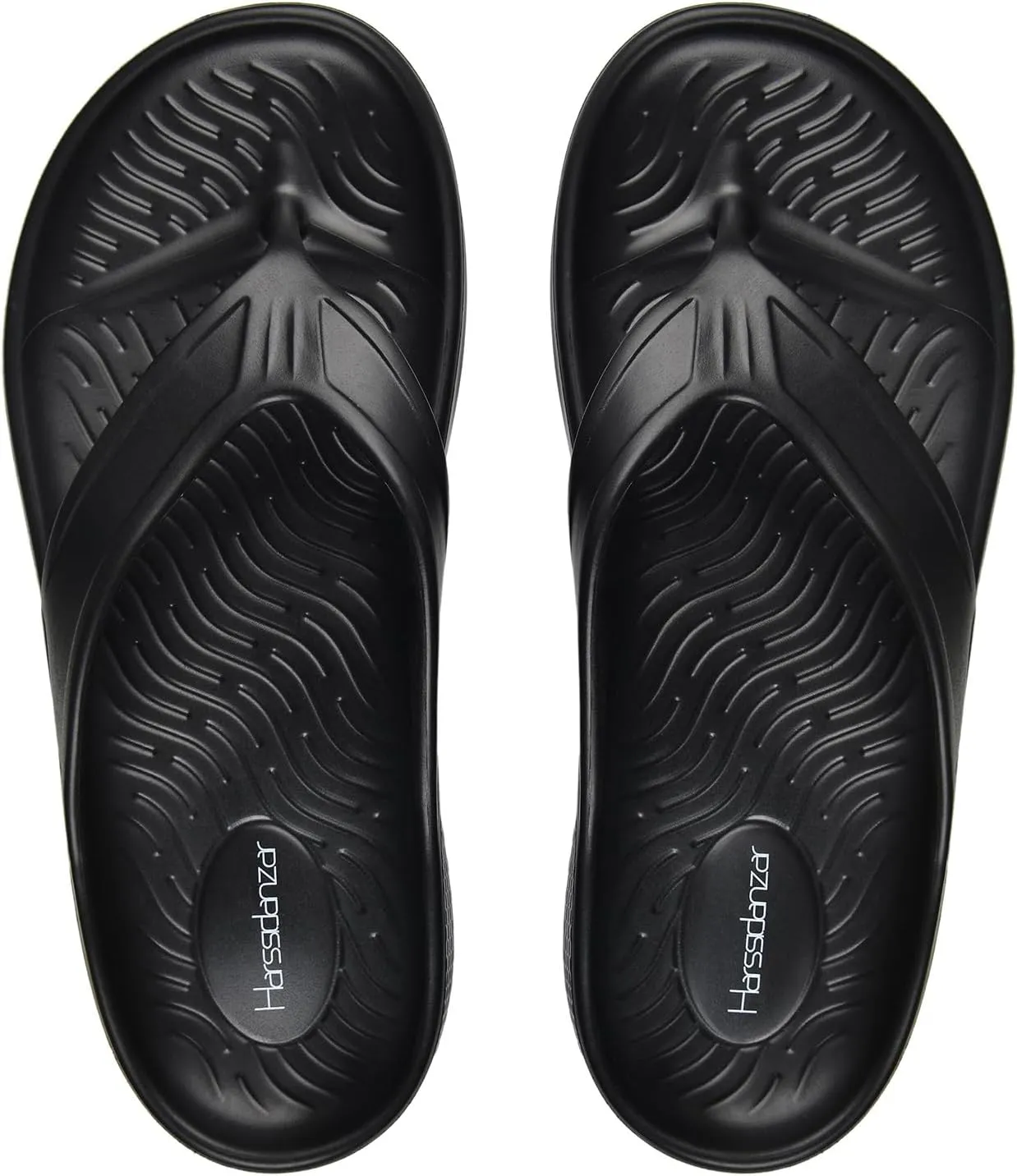 Harssidanzar Men's Beach Flip Flop,Quick Drying Soft Lightweight Shower Shoes Sandals KM241US