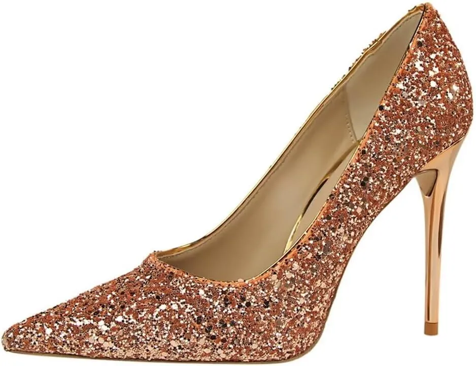 Hee grand Classic Pointed Toe Heels for Women Fashion Suede Stiletto Wedding Party Dress Shoes Office Pumps Lady High Heels