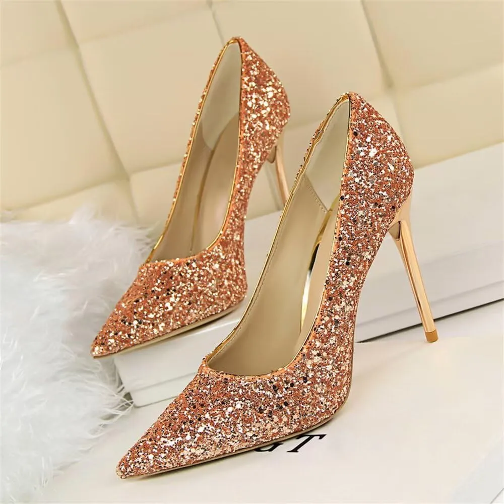 Hee grand Classic Pointed Toe Heels for Women Fashion Suede Stiletto Wedding Party Dress Shoes Office Pumps Lady High Heels