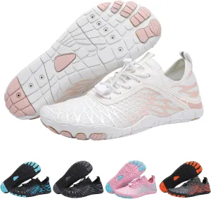 Hike Barefoot Footwear Women Men Pro Barefoot Shoes with Wide Toe Box Healthy & Non-Slip Hiking Shoes Unisex Women Water Shoe Men Outdoor Athletic Lightweight Breathable Comfy Athletic Footwear