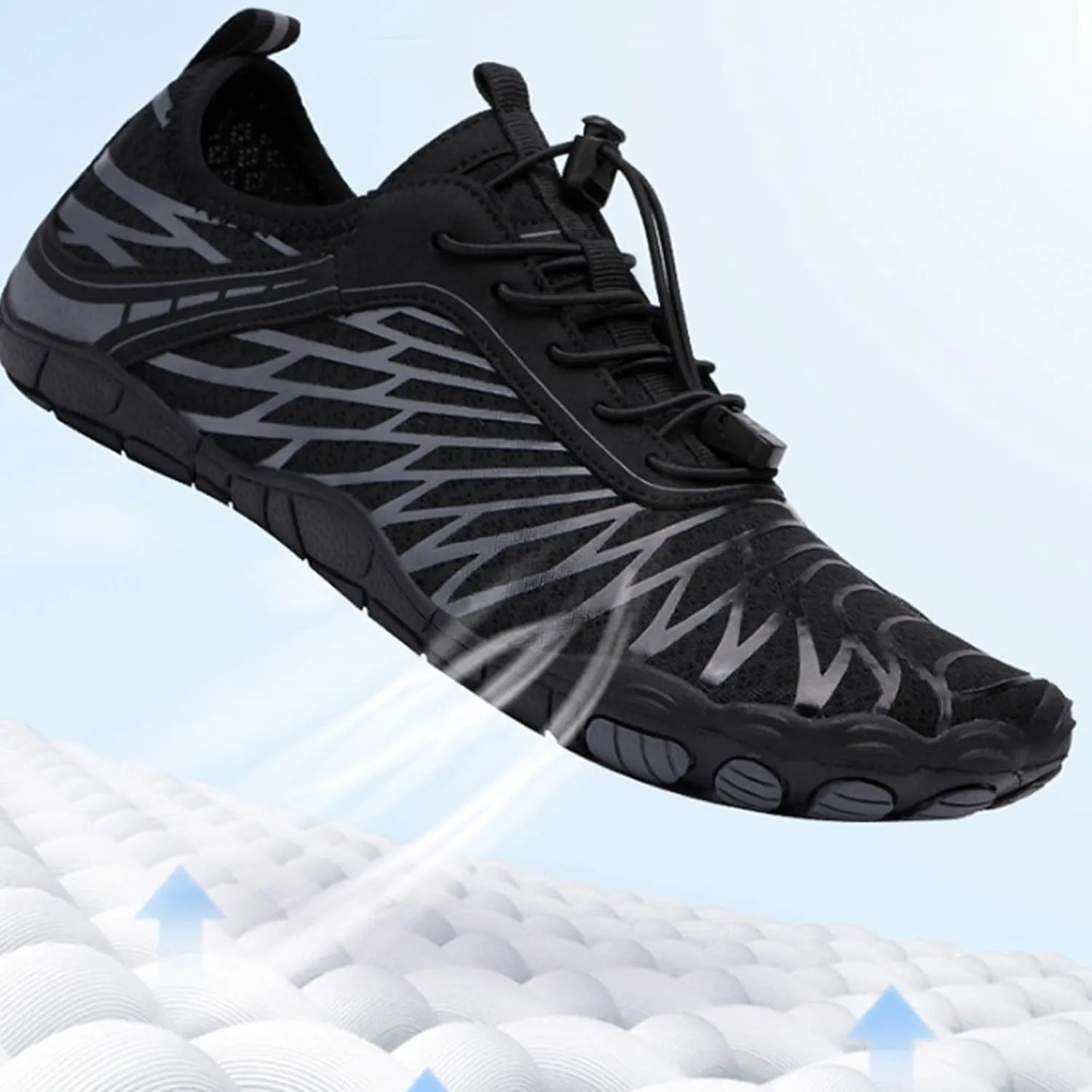 Hike Barefoot Shoes for Women Men, Wide Toe Footwear Barefoot Hiking Shoes,Pro Barefoot Shoe,Healthy & Non-Slip Breathable Barefoot Water Shoe