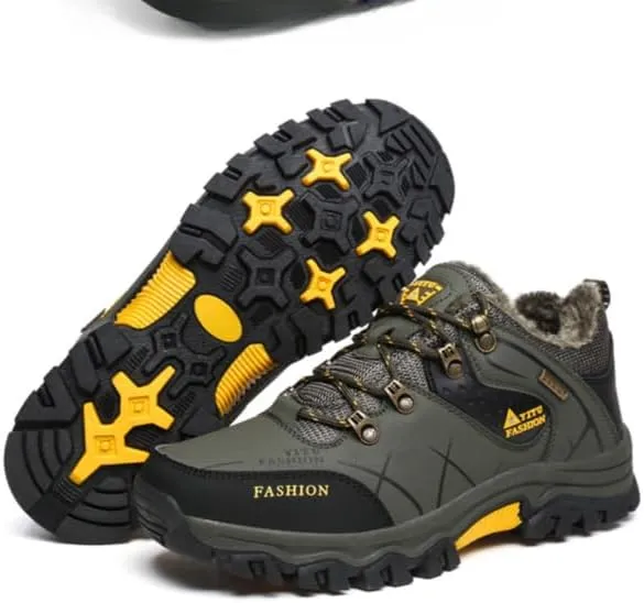 Hiking Boots Mens Winter Boots Snow Shoes Casual Lightweight Waterproof Snow Boots All-Terrain Breathable Outdoor Ankle Boots Trekking Hiking Shoes hiking boots men hiking boots