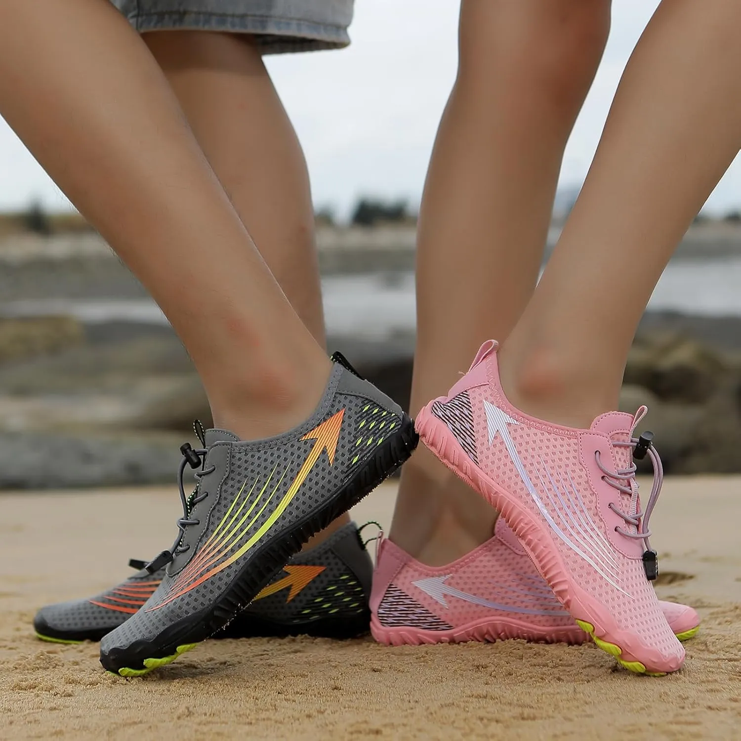 Hiking Shoes Women Waterproof Lightweight Hiking Barefoot Water Shoes Women Wide Feet Toe Box Quick Dry Aqua Swim Barefoot Shoe for Outdoor Fishing Breathable Lightweight Going Out Footwear