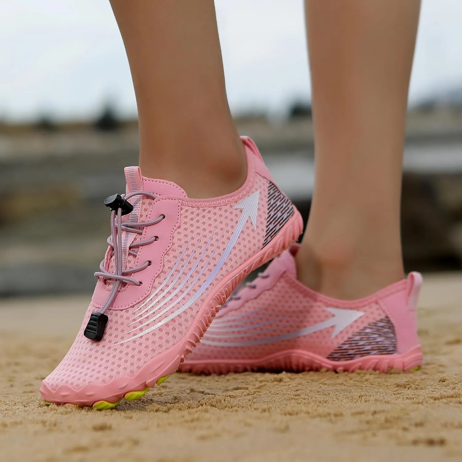 Hiking Shoes Women Waterproof Lightweight Hiking Barefoot Water Shoes Women Wide Feet Toe Box Quick Dry Aqua Swim Barefoot Shoe for Outdoor Fishing Breathable Lightweight Going Out Footwear