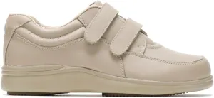 Hush Puppies womens Power Walker Ii Sneaker, Taupe Leather, 6 X-Wide US