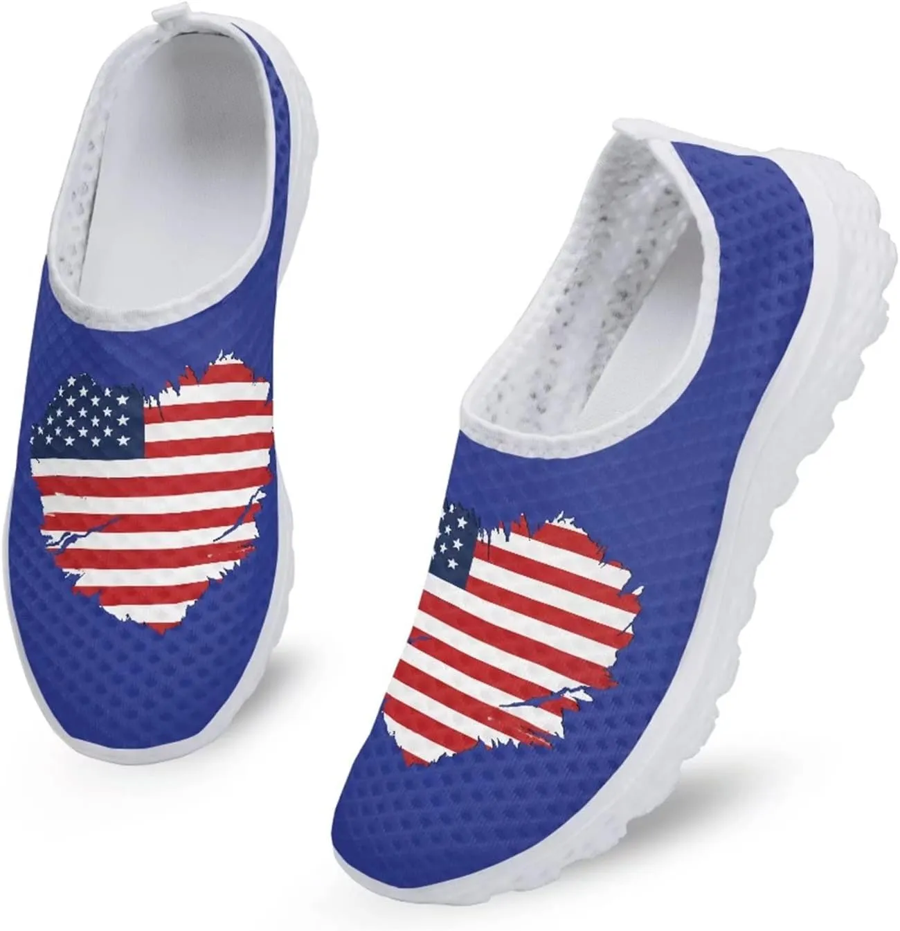 INSTANTARTS Athletic Water Shoes Womens Sport Sneakers Air Mesh Barefoot Aqua Walking Shoes