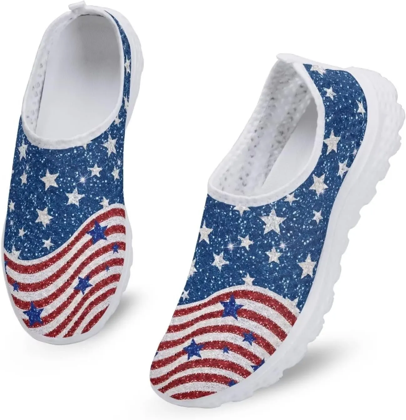 INSTANTARTS Athletic Water Shoes Womens Sport Sneakers Air Mesh Barefoot Aqua Walking Shoes
