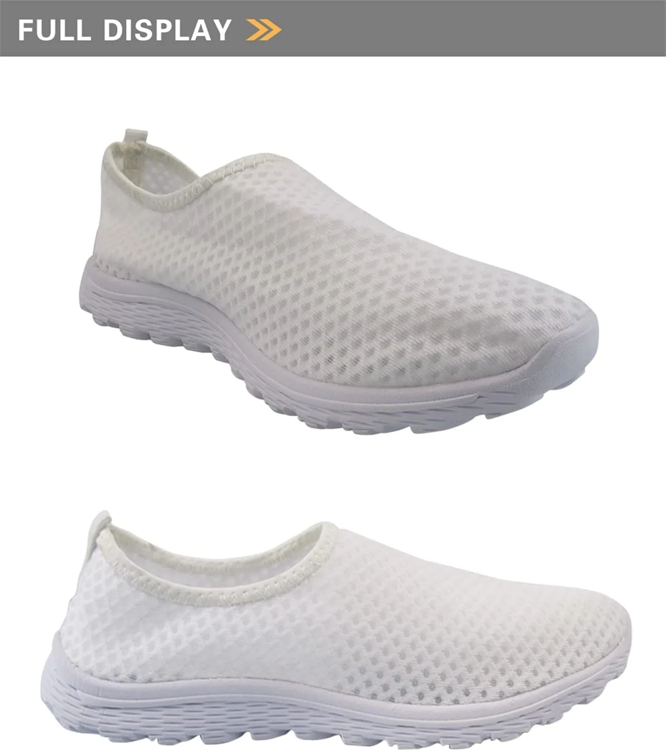 INSTANTARTS Womens Athletic Water Shoes Barefoot Aqua Swim Walking Shoes Slip-on Sport Sneakers