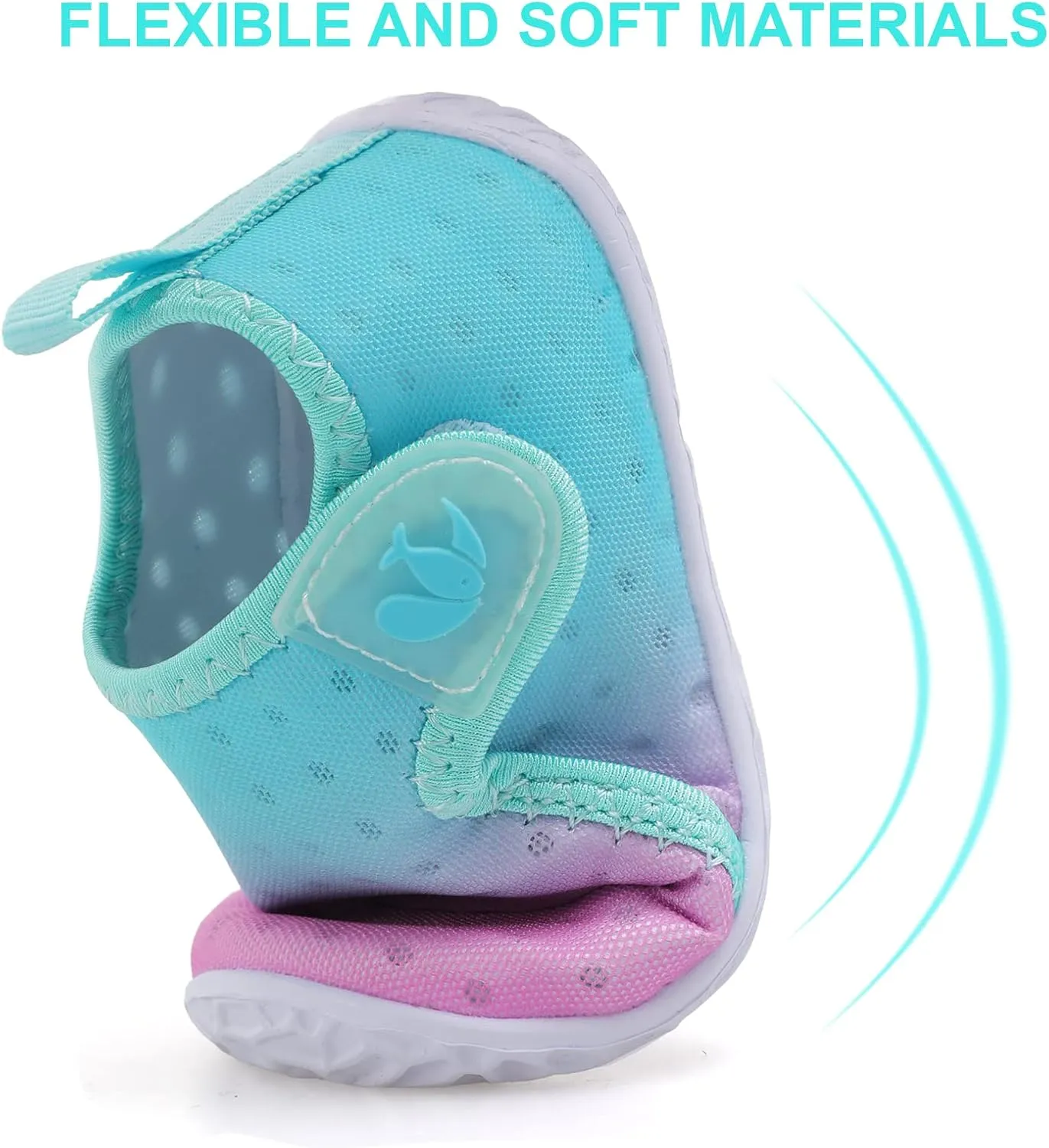 JIASUQI Baby Boys Girls Barefoot Swim Pool Water Shoes Beach Walking Sandals Athletic Sneakers