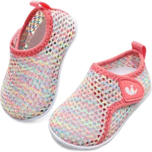 JIASUQI Baby Boys Girls Barefoot Swim Pool Water Shoes Beach Walking Sandals Athletic Sneakers