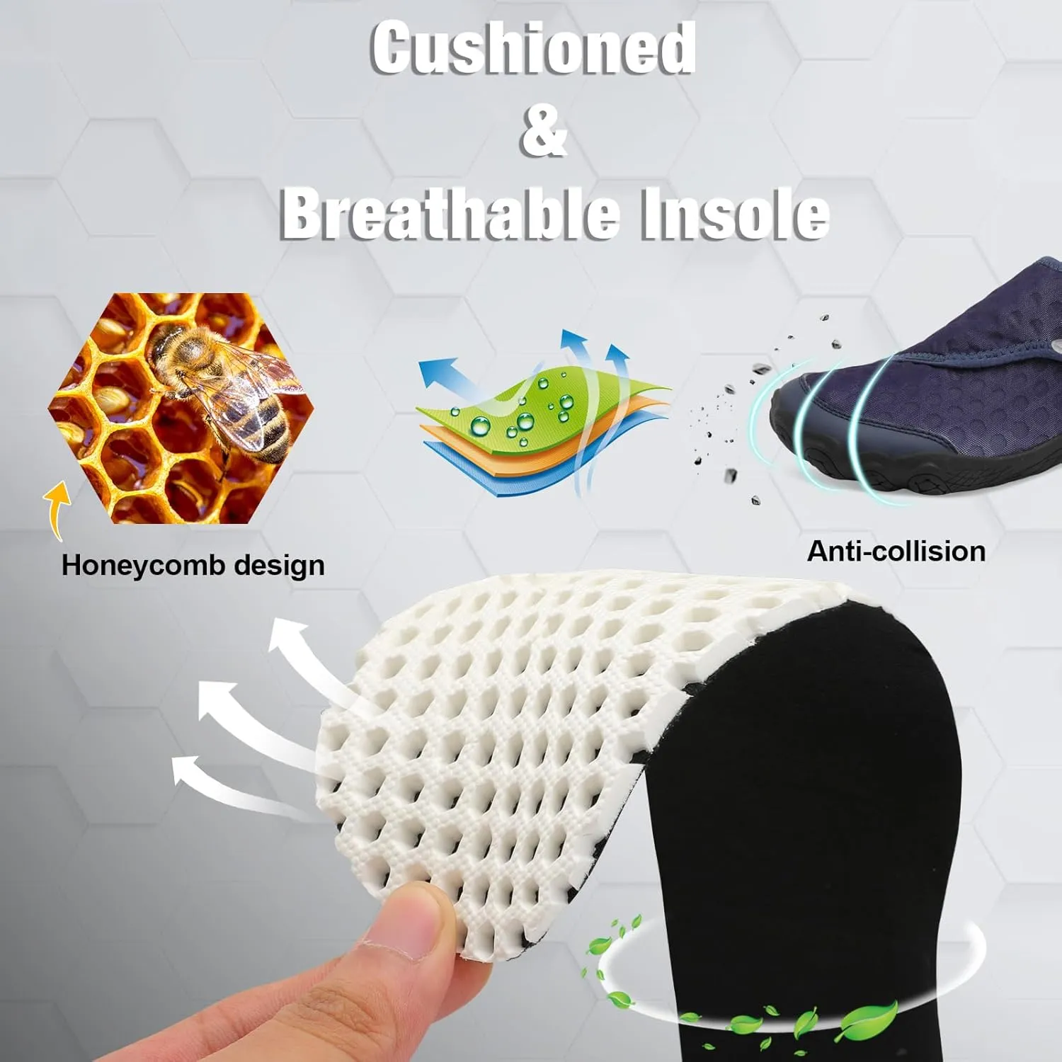 JIASUQI Water Shoes for Men Women Barefoot Swim Beach Shoes Quick Dry Water Sandals Sneakers for Adults