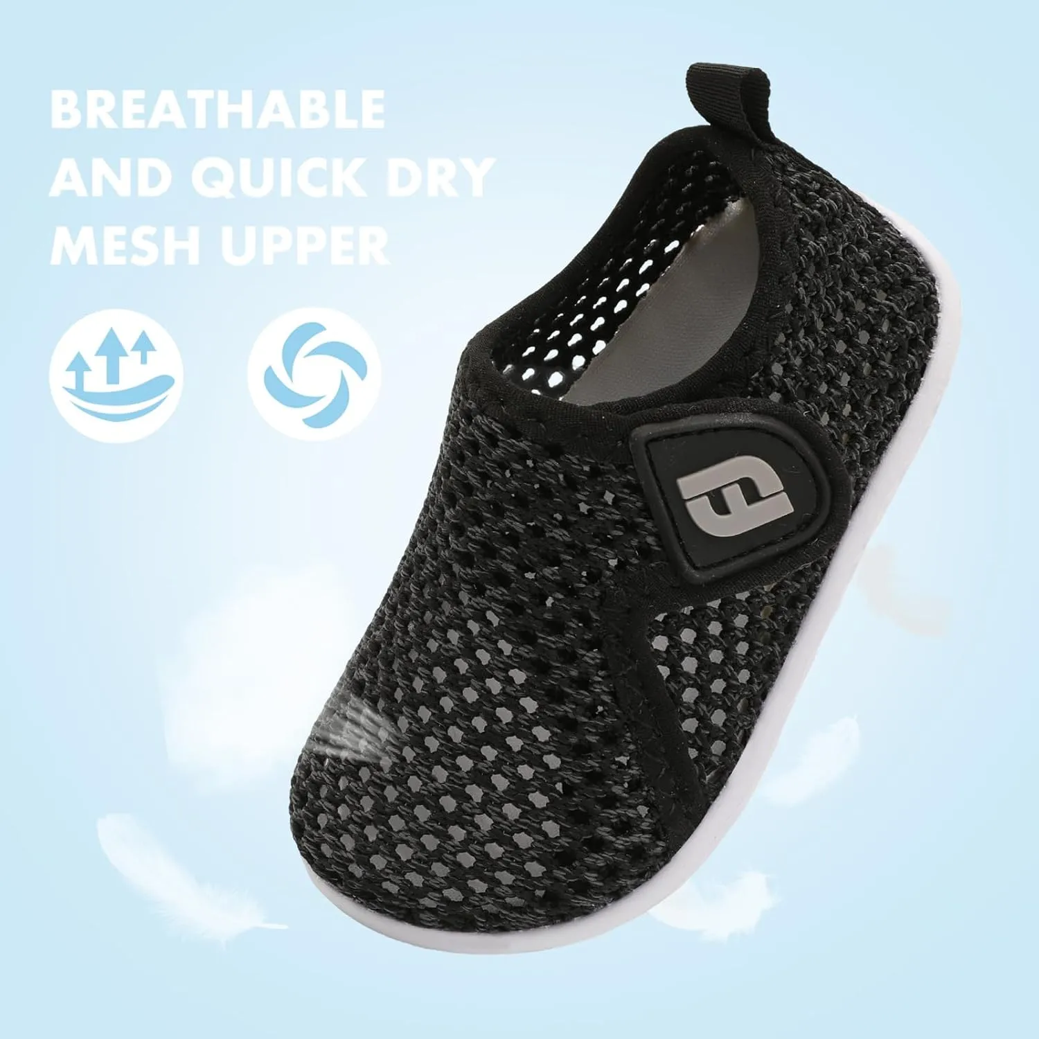JOINFREE Baby Toddler Water Shoes Boys Girls Sandals Barefoot Kids Breathable Sneakers Shoes for Walking Running