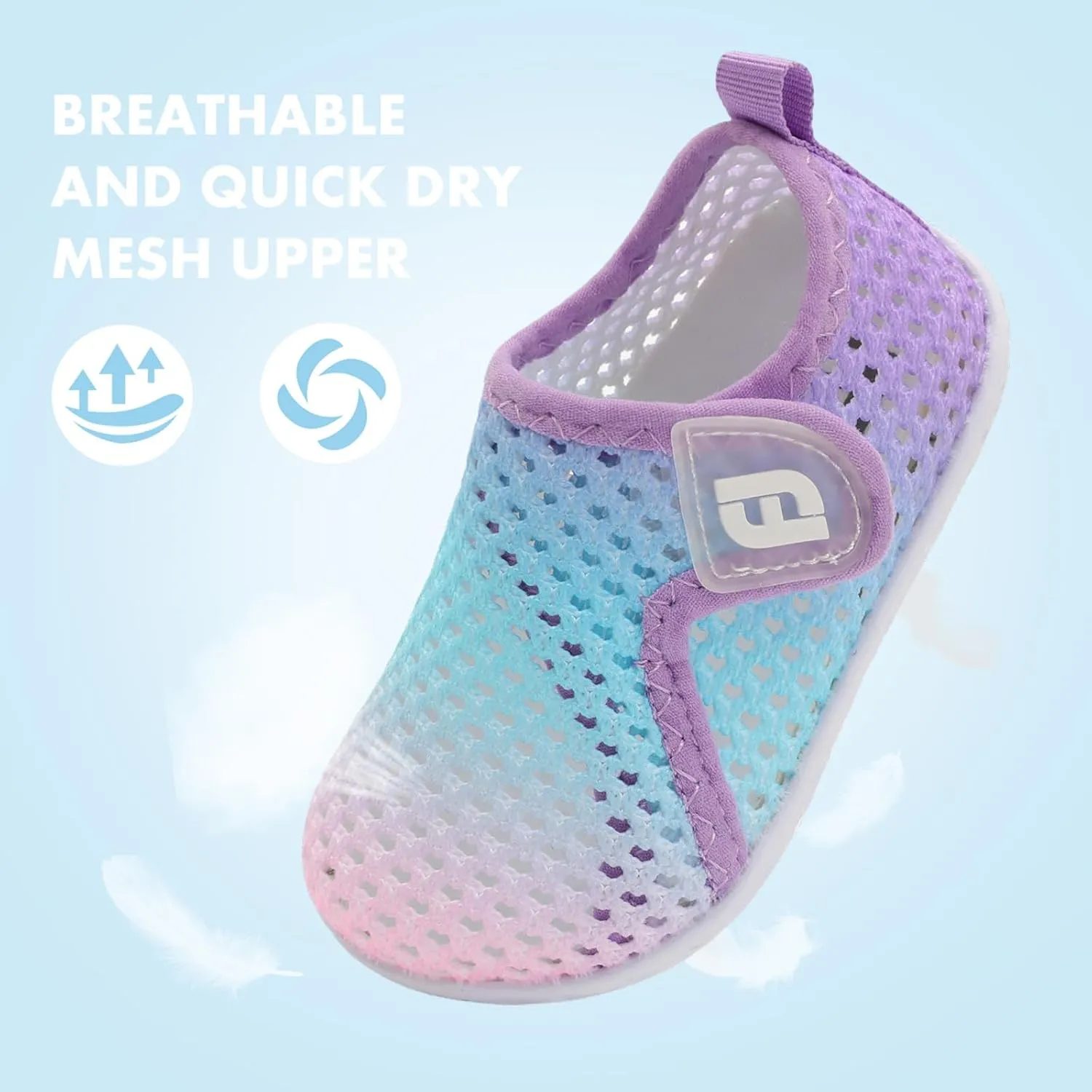 JOINFREE Baby Toddler Water Shoes Boys Girls Sandals Barefoot Kids Breathable Sneakers Shoes for Walking Running