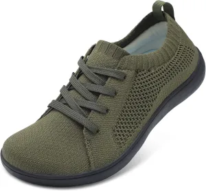 JOINFREE Mens Wide Toe Barefoot Shoes Minimalist Walking Shoes Zero Drop Mesh Workout Sneakers Breathable Casual Running Shoes