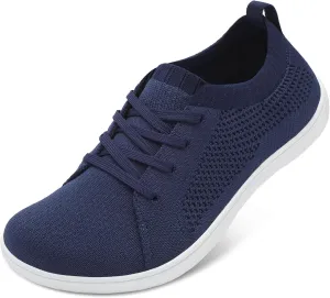 JOINFREE Mens Wide Toe Barefoot Shoes Minimalist Walking Shoes Zero Drop Mesh Workout Sneakers Breathable Casual Running Shoes