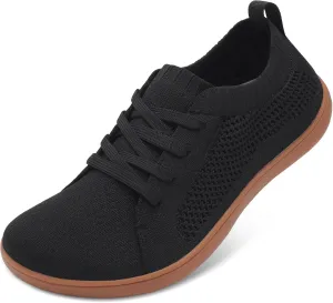 JOINFREE Mens Wide Toe Barefoot Shoes Minimalist Walking Shoes Zero Drop Mesh Workout Sneakers Breathable Casual Running Shoes