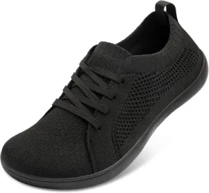 JOINFREE Mens Wide Toe Barefoot Shoes Minimalist Walking Shoes Zero Drop Mesh Workout Sneakers Breathable Casual Running Shoes