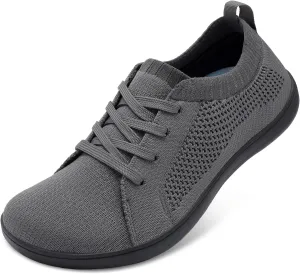 JOINFREE Mens Wide Toe Barefoot Shoes Minimalist Walking Shoes Zero Drop Mesh Workout Sneakers Breathable Casual Running Shoes