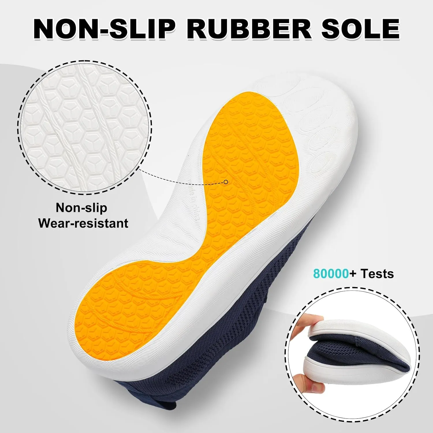 JOINFREE Women's Minimalist Walking Shoes Wide Toe Barefoot Shoes Zero Drop Casual Sneakers Breathable Slip On Tennis Shoes