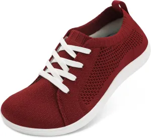 JOINFREE Women's Minimalist Walking Shoes Wide Toe Barefoot Shoes Zero Drop Casual Sneakers Breathable Slip On Tennis Shoes