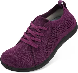 JOINFREE Women's Minimalist Walking Shoes Wide Toe Barefoot Shoes Zero Drop Casual Sneakers Breathable Slip On Tennis Shoes