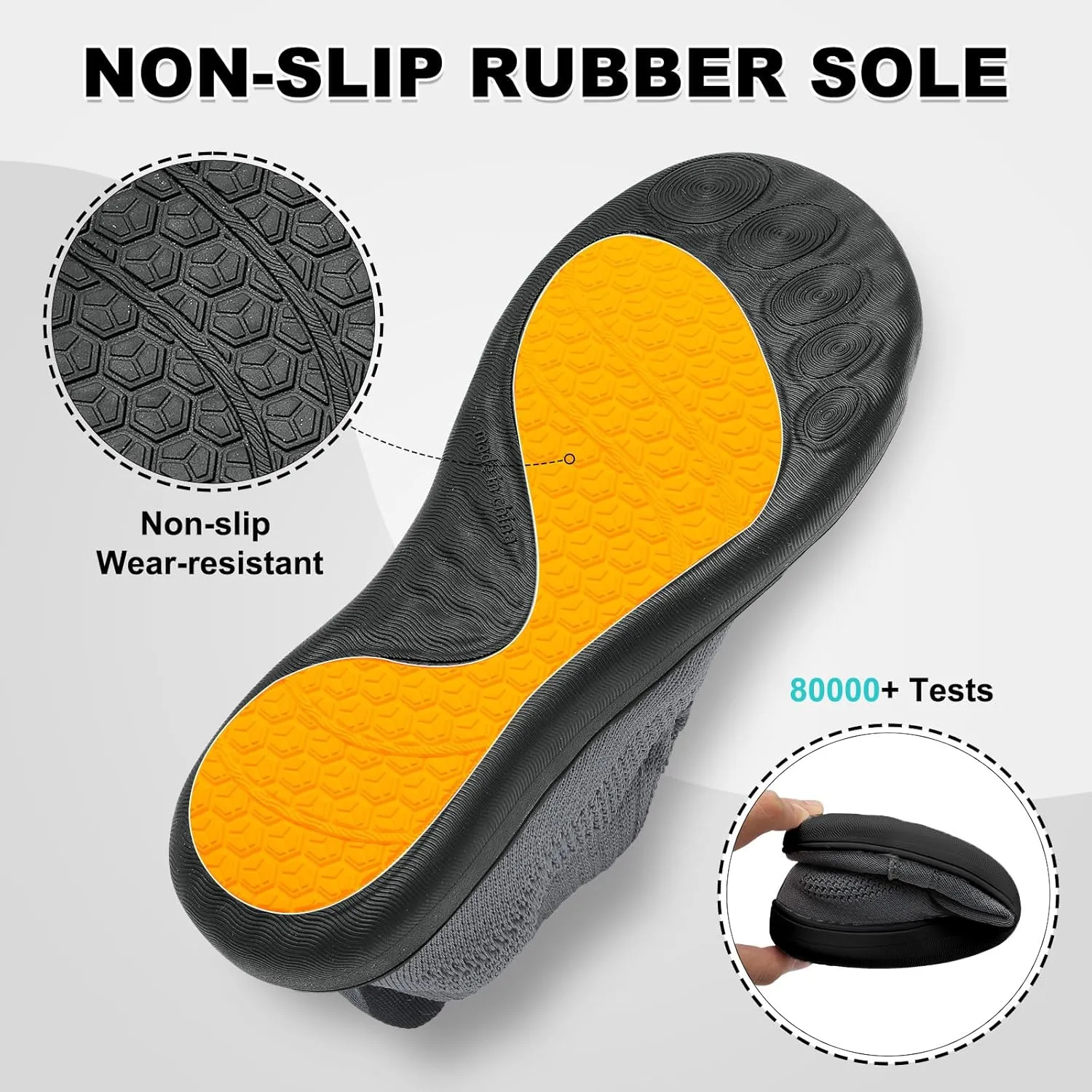 JOINFREE Women's Minimalist Walking Shoes Wide Toe Barefoot Shoes Zero Drop Casual Sneakers Breathable Slip On Tennis Shoes