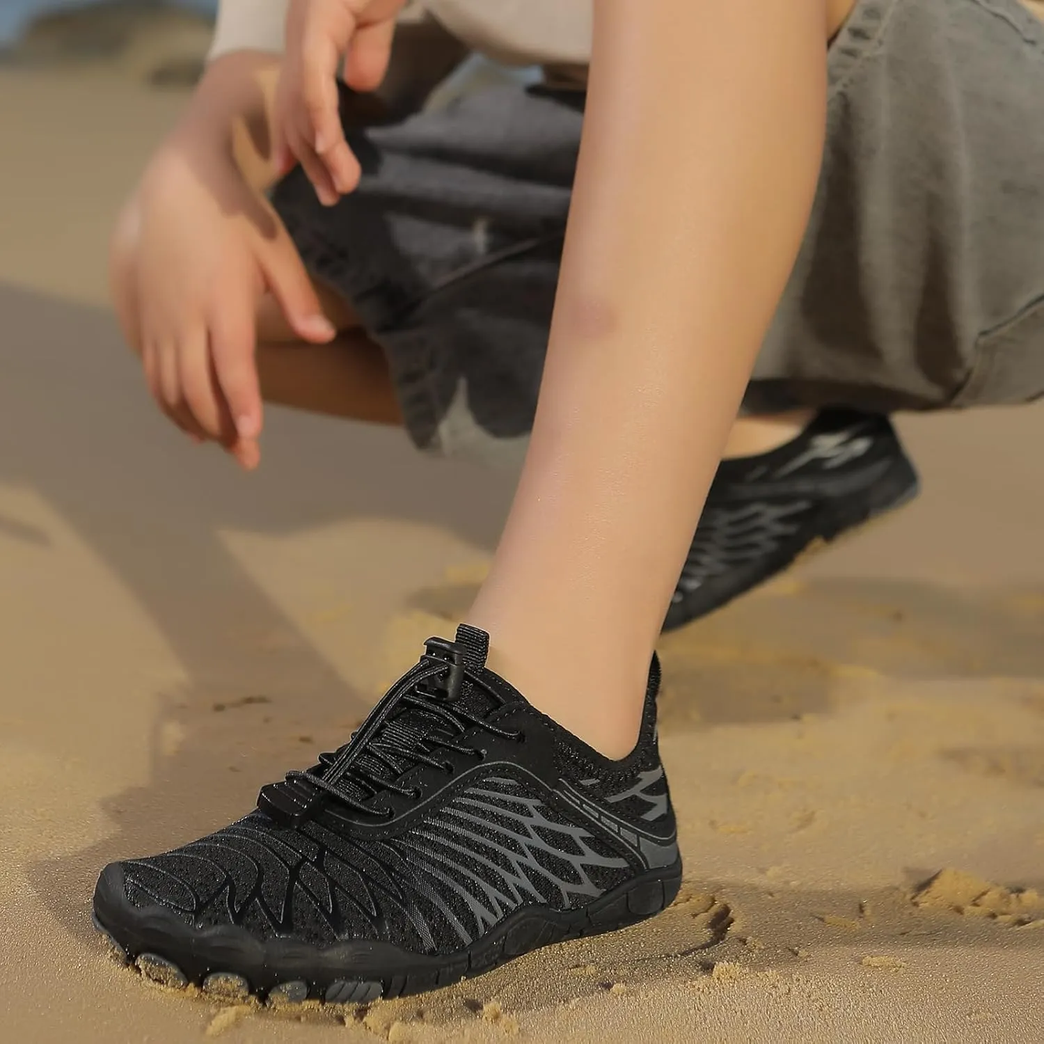 Kids Barefoot Shoes Girls Boys Lightweight Non Slip Water Shoes Unisex Toddler Walking Shoes Comfort Breathable Quick Dry Water Shoes for Boating Swimming Kayaking Riding Runnin Surfing Camping