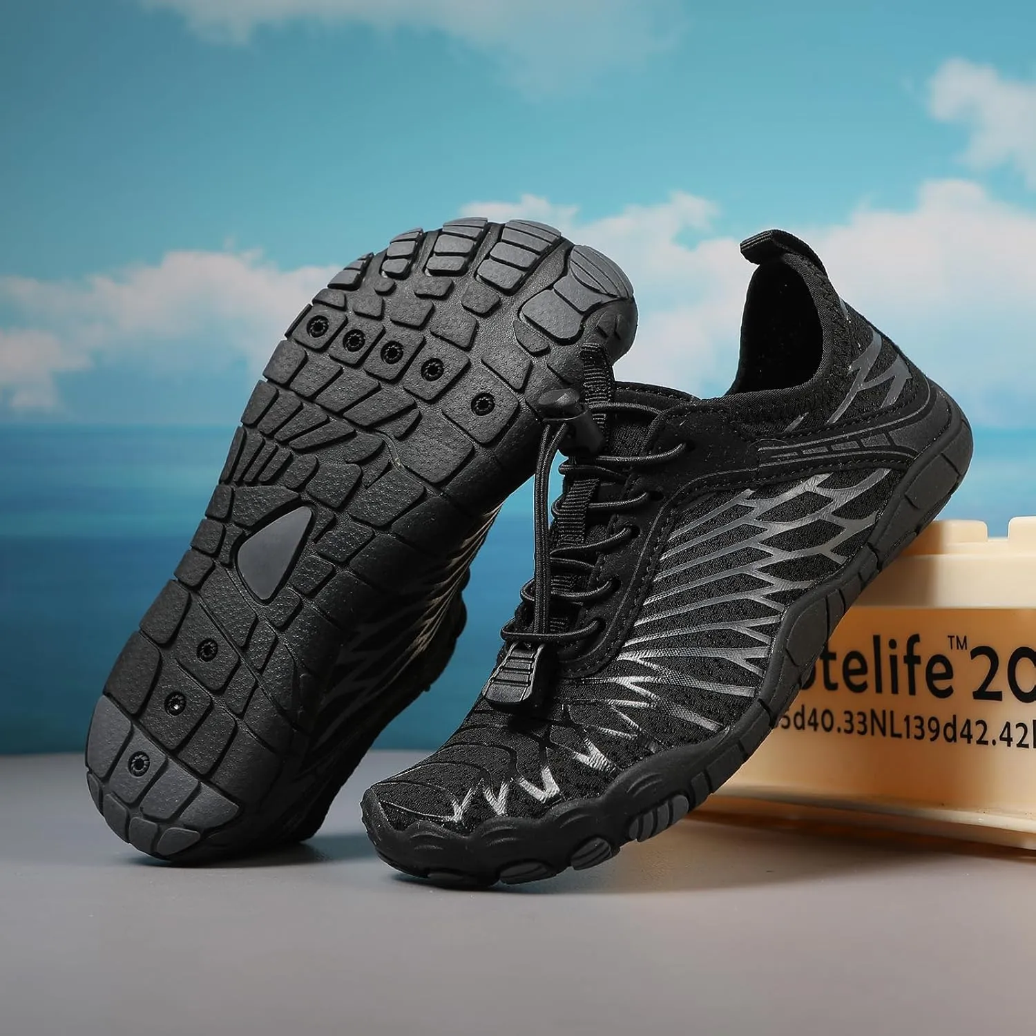 Kids Barefoot Shoes Girls Boys Lightweight Non Slip Water Shoes Unisex Toddler Walking Shoes Comfort Breathable Quick Dry Water Shoes for Boating Swimming Kayaking Riding Runnin Surfing Camping