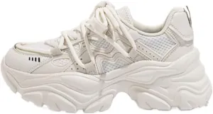 Korean Chunky Sneakers, Kawaii Academy Style, Cloud Sole with Hidden Heel Lift, Comfortable Stylish Non-Slip Platform Shoes for Women Outfit for Travel, for Daughter