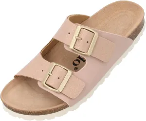 Korfu Duo Women's Sandals, Ergonomic Soft Footbed, High-Quality Leather Insole, Feather-Light EVA Sole for Maximum Comfort