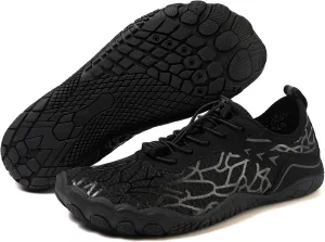 Kubbon Hike Barefoot Footwear Womens Breathable & Non-Slip Athletic Footwear Wide Toe Water Shoes Barefoot Hiking Shoes Unisex