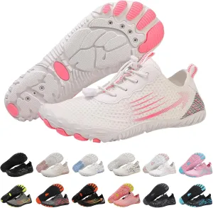 Kubbon Hike Barefoot Footwear Womens Breathable & Non-Slip Athletic Footwear Wide Toe Water Shoes Barefoot Hiking Shoes Unisex
