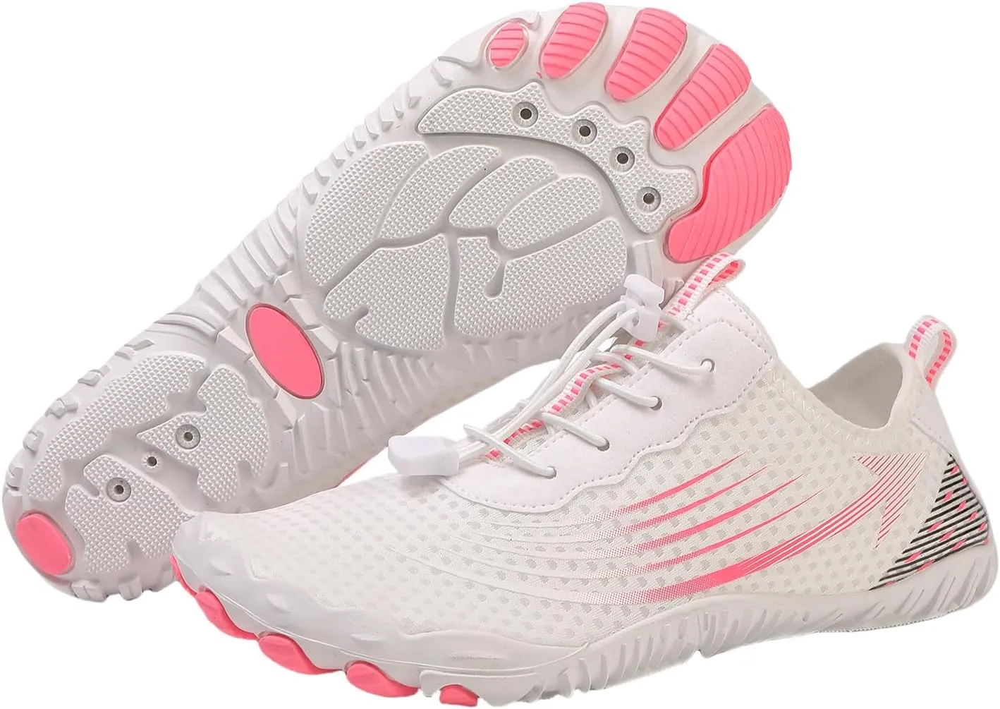 Kubbon Hike Barefoot Footwear Womens Breathable & Non-Slip Athletic Footwear Wide Toe Water Shoes Barefoot Hiking Shoes Unisex