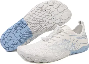 Kubbon Hike Barefoot Footwear Womens Breathable & Non-Slip Athletic Footwear Wide Toe Water Shoes Barefoot Hiking Shoes Unisex