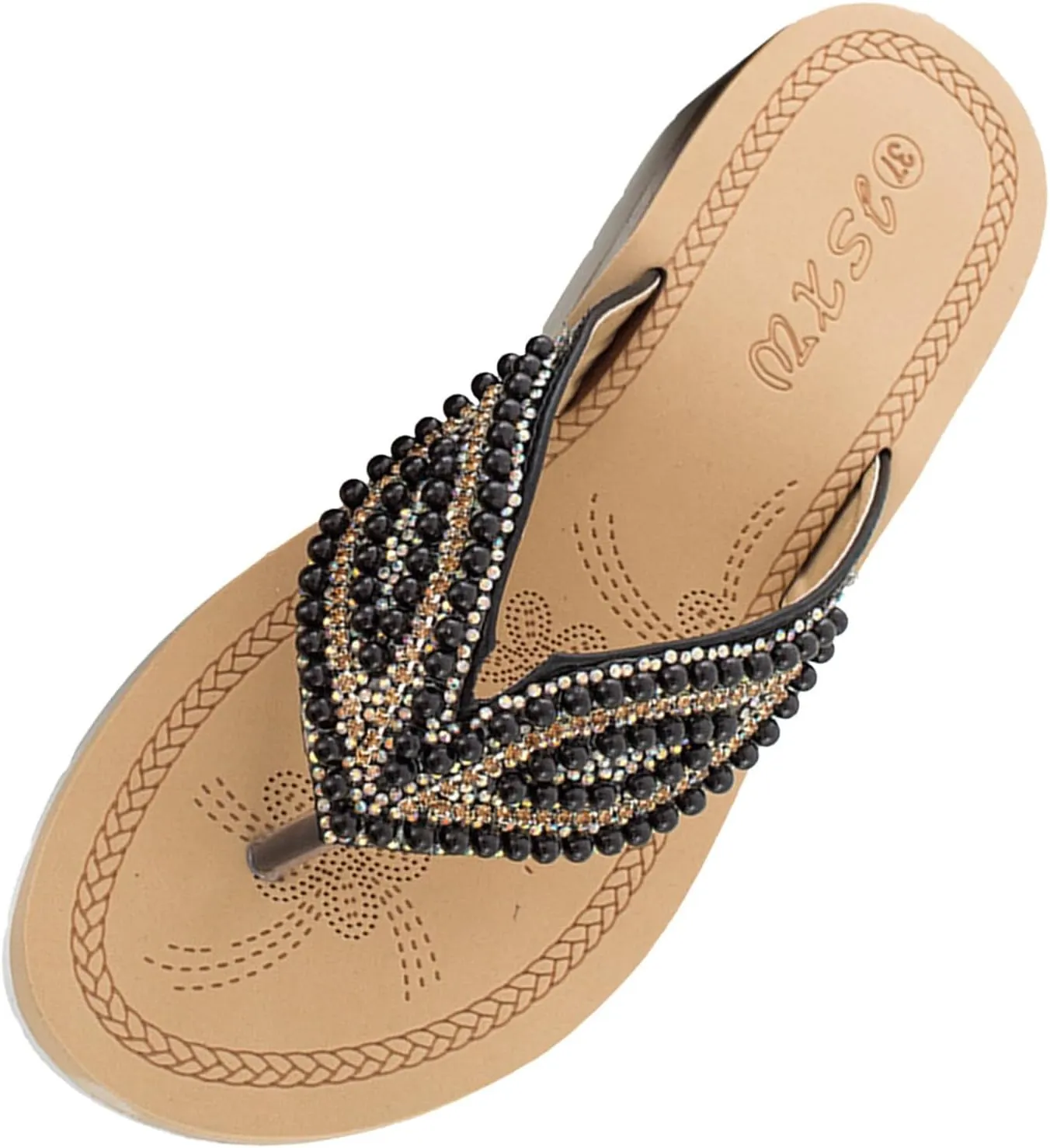 Large Size Sandals Pearl Leaf Accessories Sandals Fashionable Sandals Of The Same Style As Sandals Womens Memory Foam
