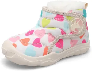 LeIsfIt Toddler Boots Girls Boys Winter Boots Cozy Fleece Snow Boots Indoor Outdoor Warm Shoes
