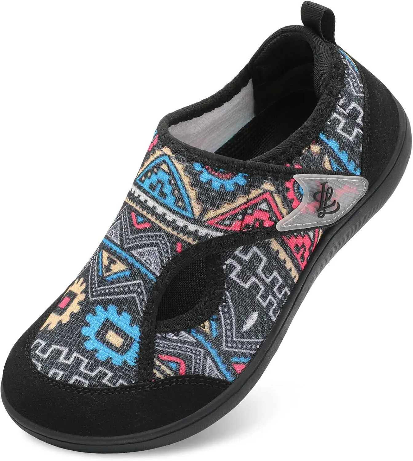 LeIsfIt Womens Wide Diabetic Shoes Adjustable Barefoot Walking Shoes Breathable Zero Drop Sneakers for Wide Width Arthritis Edema Feet Size 6-12