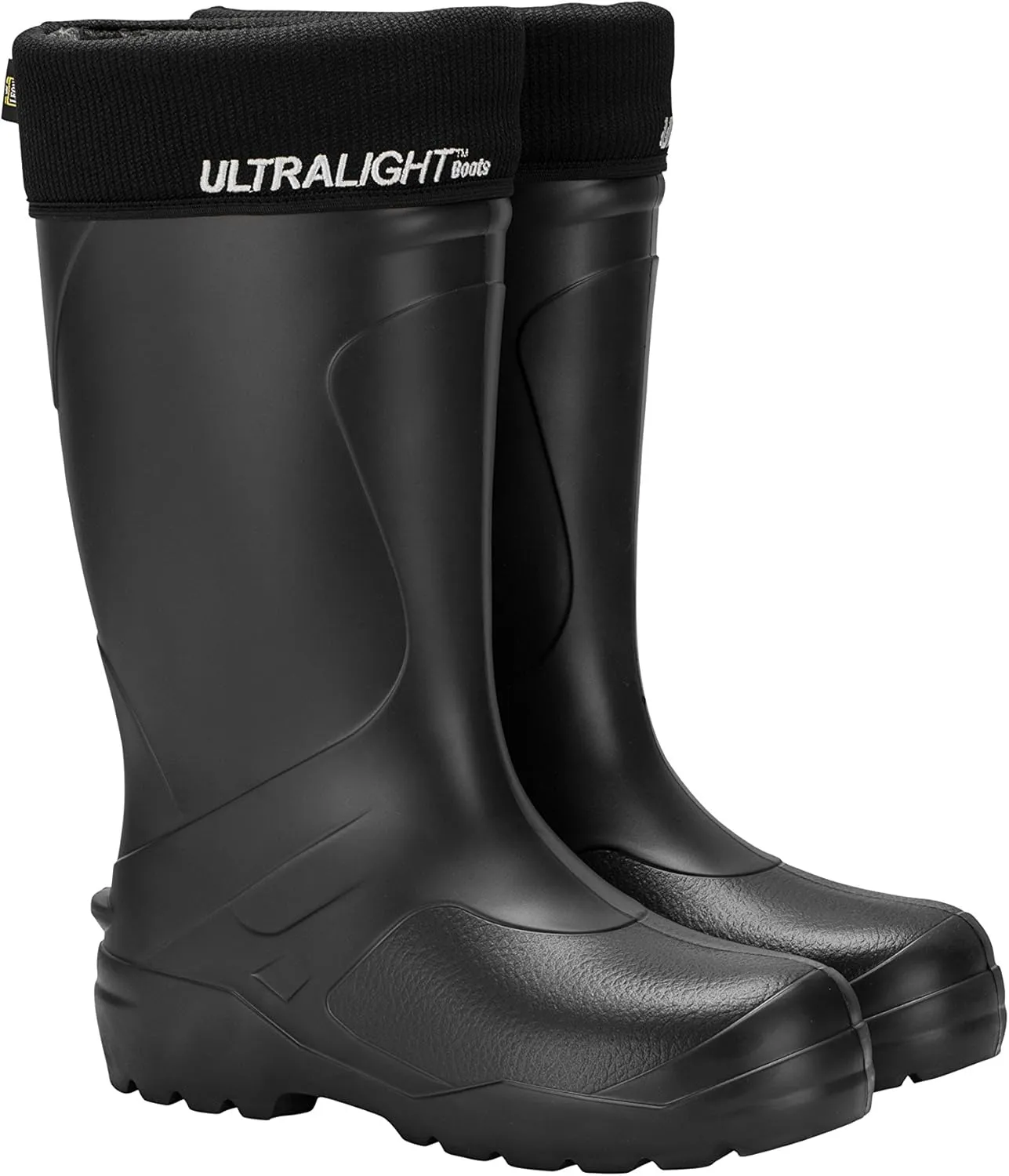 Leon Boots Explorer Ultralight Waterproof Boots, Men's and Women's Sizes, Removable and Machine Washable Lining, Size US Men's 13, EU 46, Black