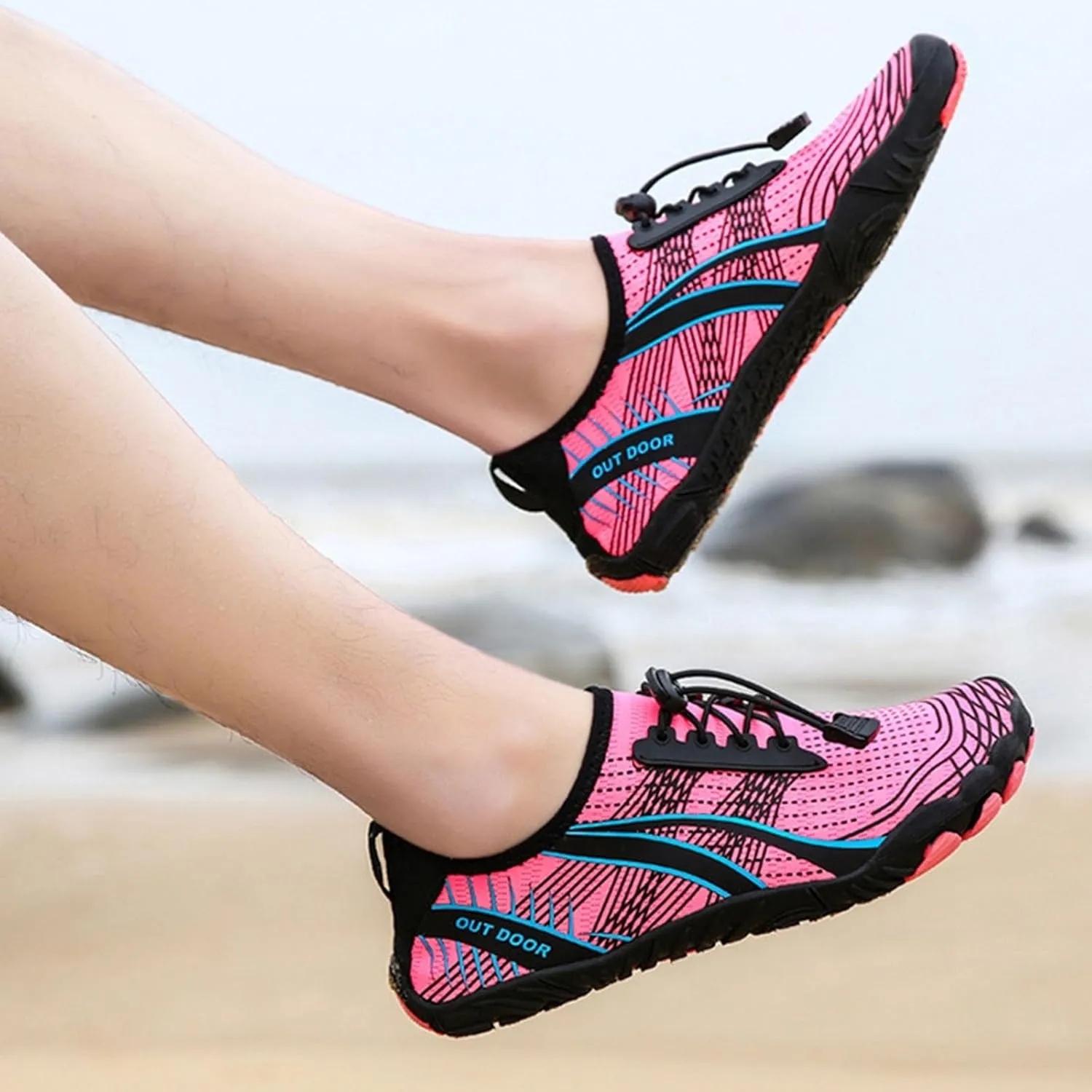 Lightweight Water Shoes Mens Womens Quick Dry Barefoot Aqua Shoes for Swimming Beach Pool Surf Hiking Kayaking Yoga Water Sports