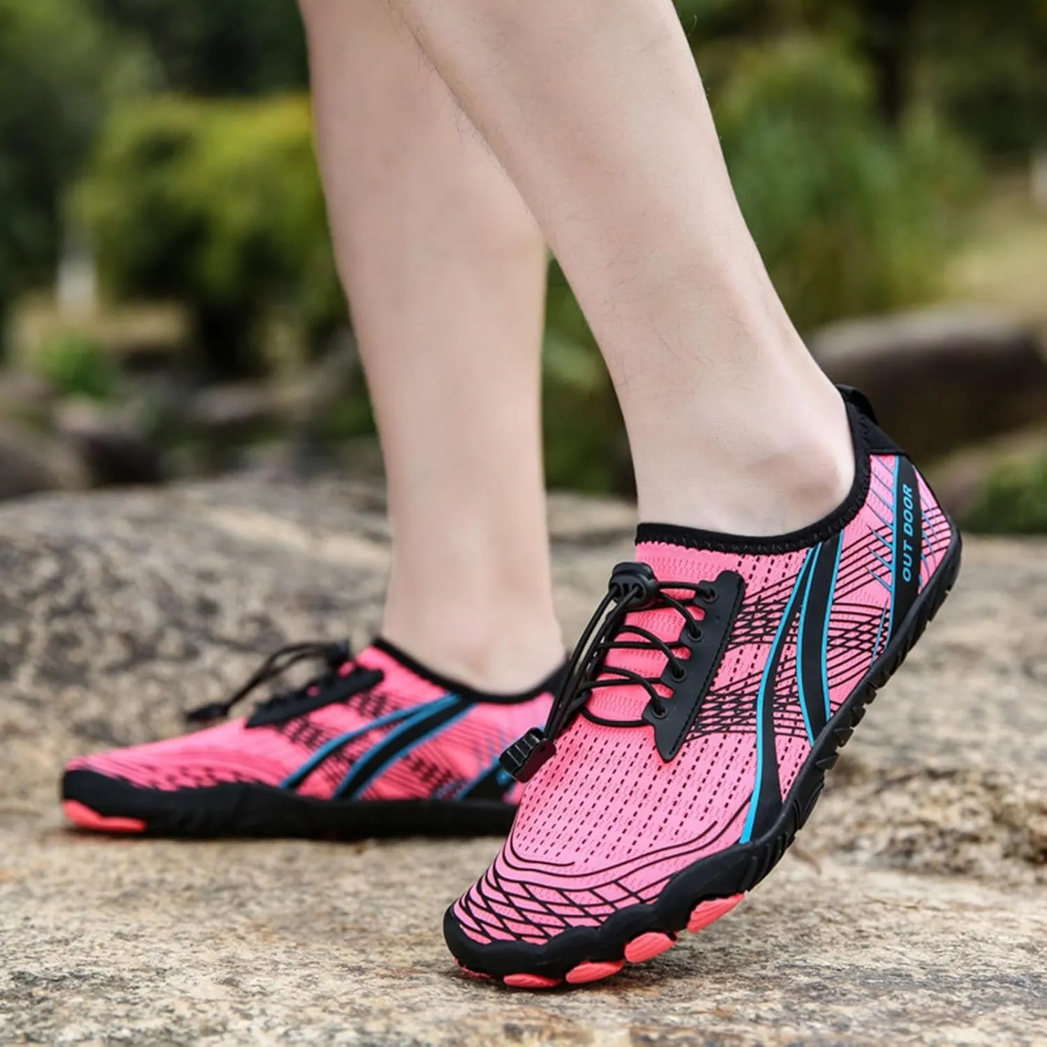 Lightweight Water Shoes Mens Womens Quick Dry Barefoot Aqua Shoes for Swimming Beach Pool Surf Hiking Kayaking Yoga Water Sports